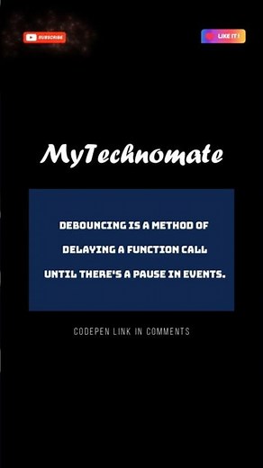 ⚡ Stop making slow API calls! Learn Debouncing. #debounce #coding