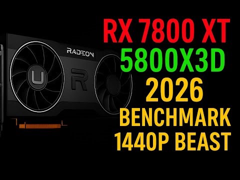 RX 7800 XT 2026 Benchmark – 30 Games | 1080p & 1440p 5800X3D