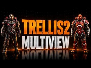 TRELLIS 2 Multiview in ComfyUI | 4 Photos to a Full 3D Model