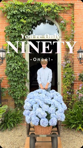 ad A table for Nana Lilly 💙🌊 I created this dreamy nautical tablescape using a mix of @by_spode’s Steccato collection and their iconic Blue Italian – two patterns I absolutely adore (especially together!). I ran a giant wave of blue hydrangeas down the centre of the table, and crafted the sweetest little paper sailing boats using Spode’s iconic designs. It was the perfect way to celebrate my lovely Nana turning 90. She used to work in the potteries and has always loved beautiful ceramics, so s