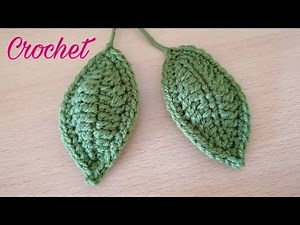 Crochet Simple leaves
