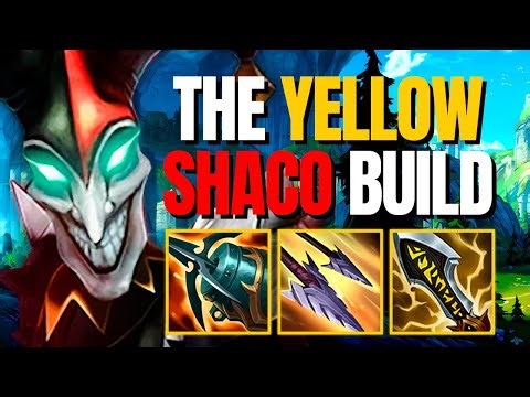 THE YELLOW BUILD FOR SHACO AD JUNGLE- Casual Shaco Player