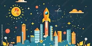 Growth hacking techniques, illustrated guide Stock Video