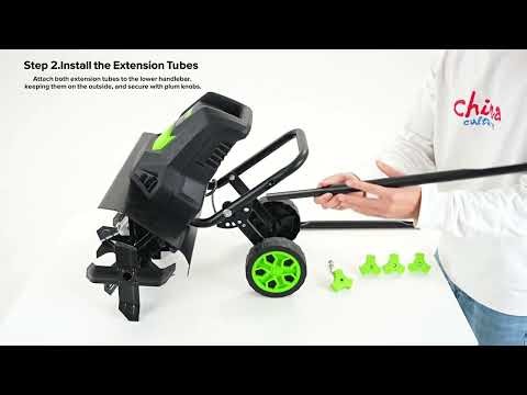 How to assemble T1800 Electric Garden Tiller Cultivator