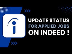 How to Update Status for Applied Jobs on Indeed !