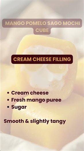 Mango Mochi Recipe (Eggless)🥭| Soft & Chewy Mango Pomelo Sago Dessert