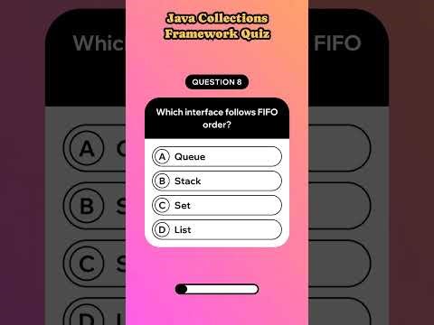Java Collections Framework Quiz Trivia by Typito AI