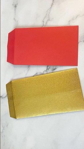 DIY信封 簡單摺直式信封的方法 紅包袋 紙袋 摺紙 愉樂生活 origami 折り紙