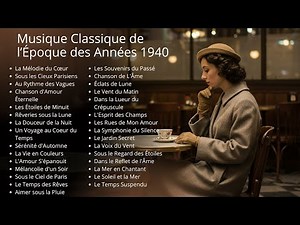 🎙️ Les plus beaux classiques musicaux des années 40 – Une bande-son de guerre et quotidien