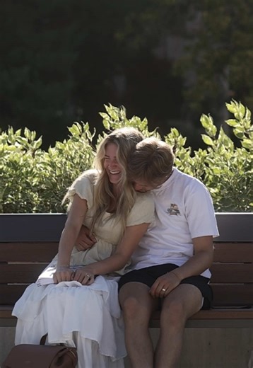 I didn’t grow up with very many examples of true, Christlike love. So I thank God everyday for this fairytale 🤍 Top - @böhme Skirt - @onelovedbabe Backpack - @MINA BAIE @james templin #19theory #love #fallinginlove #marriedlife #lds