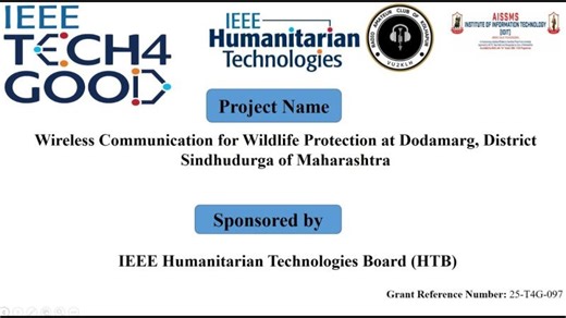 How We Built a Wireless Wildlife Protection System in Maharashtra | IEEE Tech4Good Project | Dr. Sarika Panwar