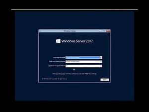 Windows Server 2012 Installation