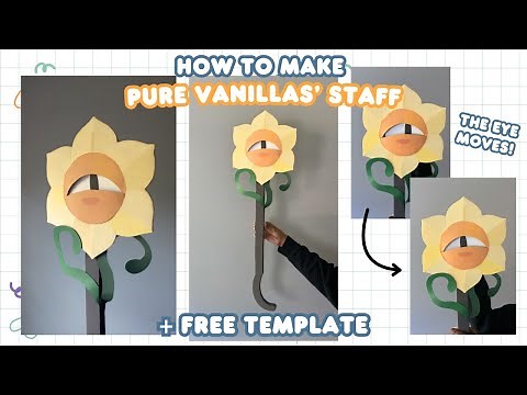 How I Made Pure Vanillas’ Staff! 🌻✨ |+Free Template|