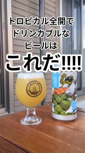 トロピカル全開でドリンカブルなビールはこれだ‼️‼️#craftbeer #クラフトビール #ビール #ビール好き #晩酌 #宅飲み #家飲み #静岡 #東京