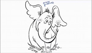 How to Draw Horton Hears a Who from Dr. Seuss’ Book in Easy Steps – How to Draw Step by Step Drawing Tutorials