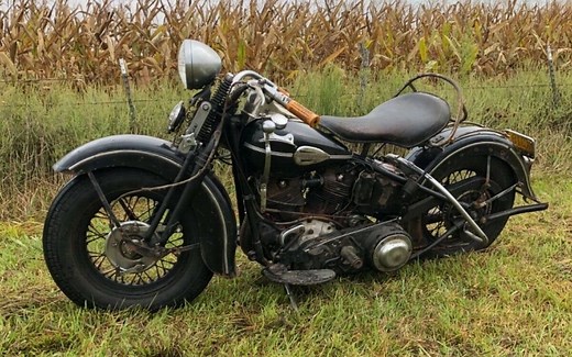 Completely Original: 1942 Harley-Davidson FL Knucklehead