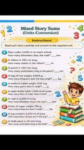 Measurement worksheet for grade5 kids Kiddoctive - Homeschooling #fyp #maths #worksheets #fblifestyle #grade5 | Kiddoctive - Homeschooling