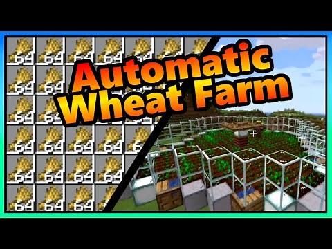 Automatic Wheat Farm Minecraft | 160+ Wheat per Hour | 1.20 - 1.21+