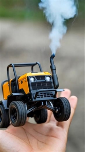 Mini diesel engine start #shorts #tractor #miniatures