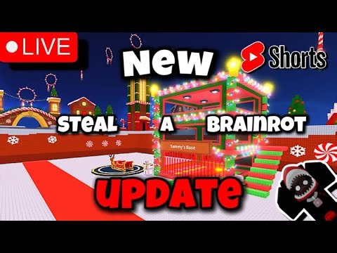 🔴ROBLOX: NEW STEAL A BRAINROT UPDATE! *PVPING VIEWERS* #roblox #robloxlive