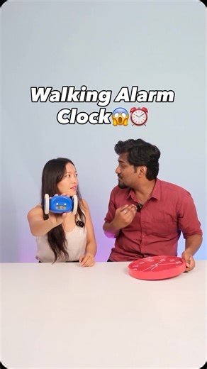 Tech Jodi on Instagram: "Comment “LINK” to get the product ⏰ 🔥 Meet your new wake-up partner who refuses to hit snooze — literally. 🔥 The Clocky alarm clock starts off like any typical morning alarm… but the moment you try to stay in bed, he springs into action: launching off your nightstand, rolling around your room, beeping and hiding in all the right places to make sure you get up. Clocky ✅ Why you’ll actually wake up on time: He doesn’t just sit there — he jumps off heights (up to ~3 ft) a