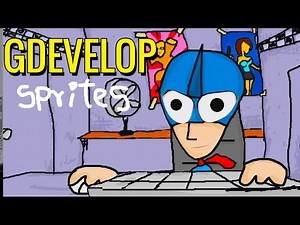 Gdevelop vlog - importing sprites and making a game