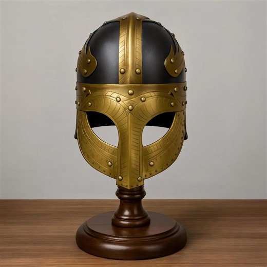 Viking Gjermundbu Helmet – Hand-forged Armor Helmet | Authentic Norse Warrior Battle Helmet | Perfect for Reenactment LARP and Cosplay - Etsy