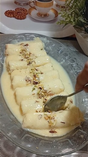 New Sweet Dish Recipe 😋 | Bread Rasmalai Recipe #shorts #utubeshorts #food #foodie #recipe