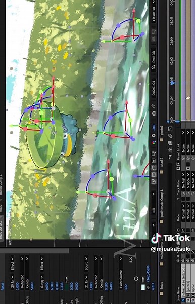 Wip some #pokemon animation 🪷 Planning to make it look like TCG immesirve card later ✨️ #ポケモン #Animation #2danimation