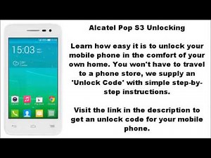 Unlock Alcatel Pop S3 (5050A 5050X 5050Y) - SIM ME Lock