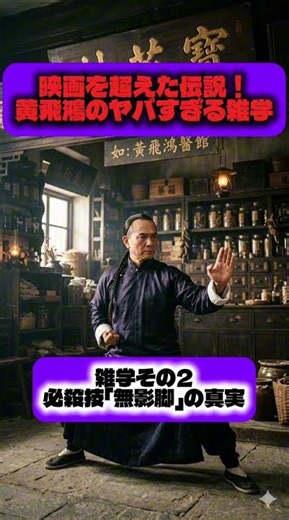 【衝撃】映画より凄すぎる…実在した伝説の武術家・黄飛鴻の真実 #雑学 #黄飛鴻 #カンフー #歴史
