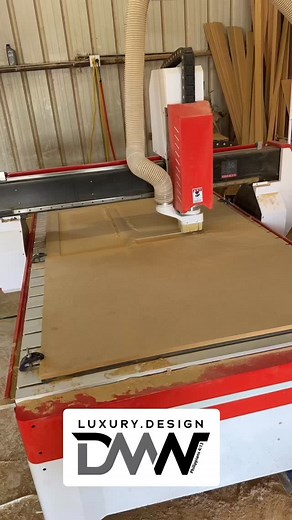 Unlock the transformative power of our CNC machine as it precision-crafts a solid MDF sheet into a stunning set of shaker doors, revealing a flawless, edge-free finish poised to be elevated by a beautiful coat of paint and a touch of refined sophistication. #delgadoswoodwork #dreamkitchen #design #luxury #craftsmanship #kitchencabinets #newconstruction #dww #kitchendesign #homeimprovement | Delgado’s WoodWorkllc