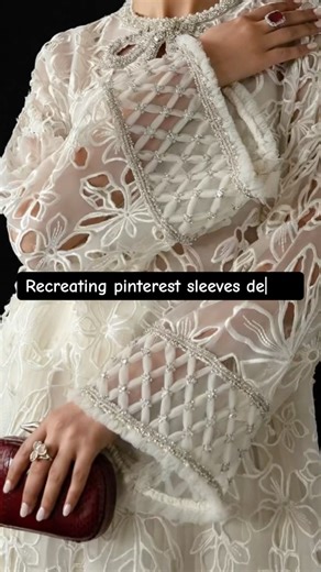 Elegant Sleeve Design 2025 | Pinterest Inspired Sleeves | Stylish Dress Idea