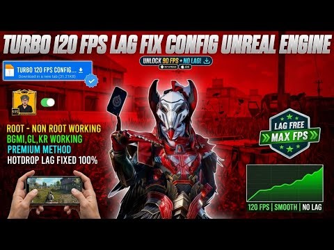 Bgmi 4.3 Lag Fix Config 🔥60/90/120 FPS Unlock | No Lag Ultra Smooth Gameplay (2026)
