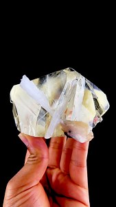 116 reactions · 11 shares | Gorgeous combination of golden Calcite crystal rarely paired with Scolecite sprays on either side. | Superb Minerals | Facebook