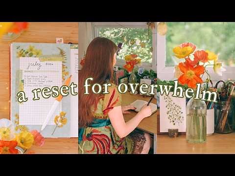 a weekend reset to get back on track 🌼 summer reading, baking & the farmers market | Everyday Magic