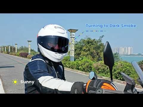 Ride Smarter: The LIANGYU Photochromic Visor That Adapts to Sun, Cloud & Night Instantly!