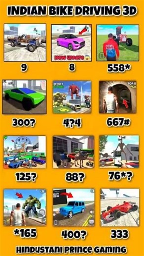 Indian nought trending Google search cheat code, Indian bike 3D driving gaming, new cheat code bike