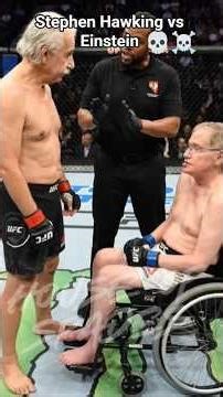 Stephen Hawking vs Einstein #funny #humor #boxing #memes