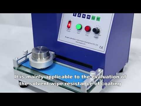 Aadarsh Technologies - BGD 521 Solvent Rub Resistance Tester Introduction