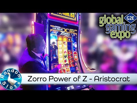 Zorro Power of Z Slot Machine by Aristocrat at #G2E2022