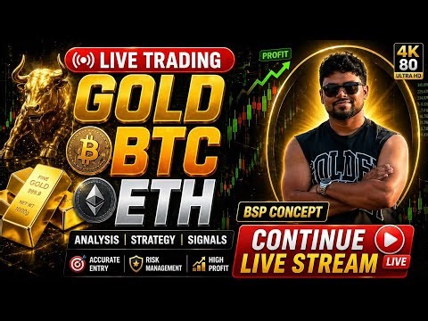 Live Learning & Trading on Gold | Bitcoin |Learning & Scalp with BSP Concept | #Live 8 May 2026