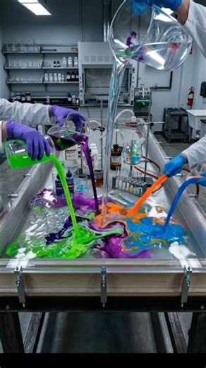 I Mixed Chemicals Inside a Table… Then THIS Happened 🤯🧪 #foryou #interiordesign #beforeandafter