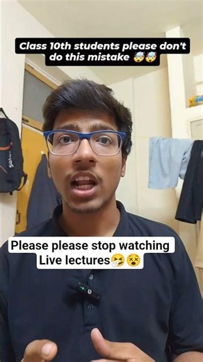 Class 10th students please don't watch live lecture #boardexam #cbseboard #class10 #exam #study #pw