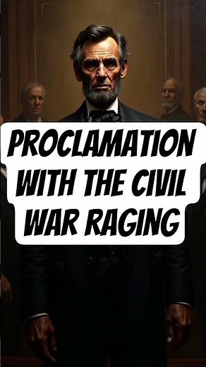 The Speech That Freed Millions — Lincoln's Proclamation (1862) #todayinhistory