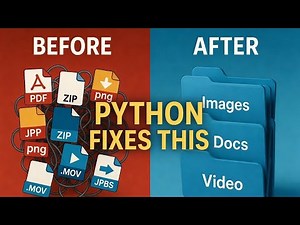 Stop Doing This Manually: Clean Your Messy Folder with Python