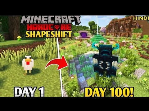 I Survived 100 Days as a Shapeshifter in Minecraft