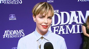 Charlize Theron Inspired by Anjelica Huston's Morticia