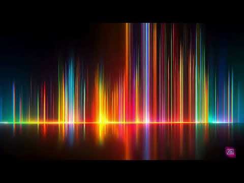 Vibrant Abstract Rainbow Light Bars Background – 90 Minute Loop (No Sound)