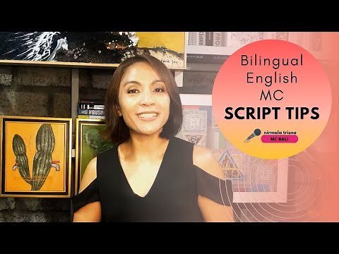 Script Writing: How to Develop MC Script in English #bilingual #masterofceremony (MC Bahasa Inggris)